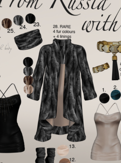 28. S&P FRWL coat Freya RARE