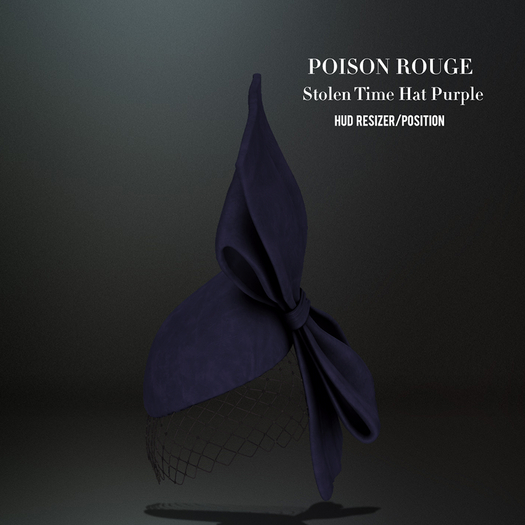 POISON ROUGE Stolen Time Hat (Purple)