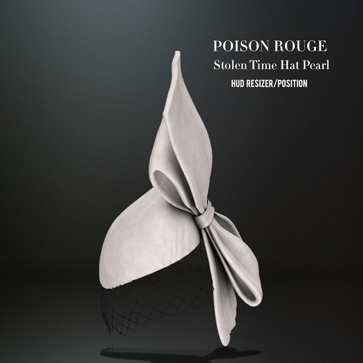POISON ROUGE Stolen Time Hat (Pearl)