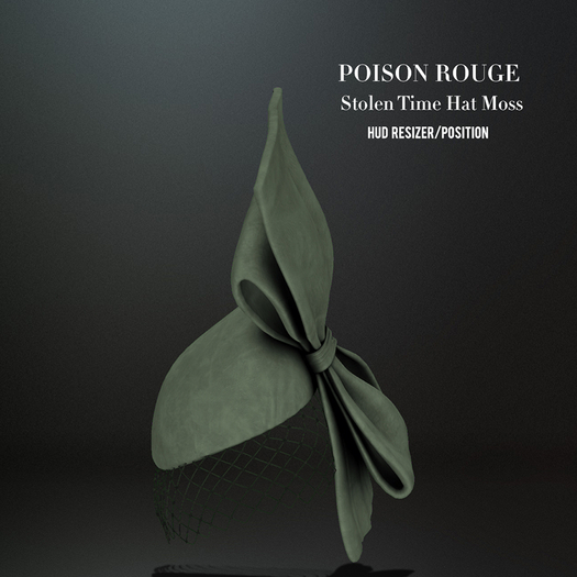 POISON ROUGE Stolen Time Hat (Moss)