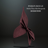 POISON ROUGE Stolen Time Hat (Burgundy)