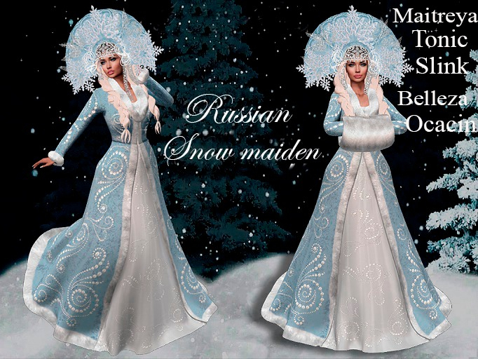  -Christmas Snow maiden