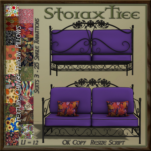 Garden Iron Sofa A16
