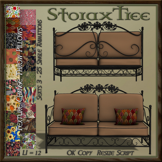 Garden Iron Sofa A4