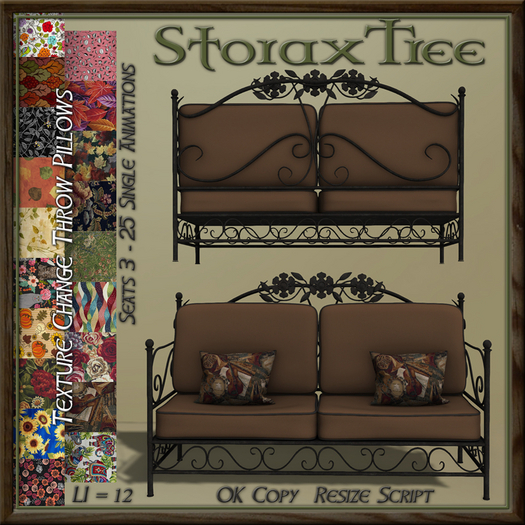 Garden Iron Sofa A2