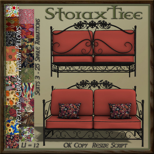 Garden Iron Sofa A1