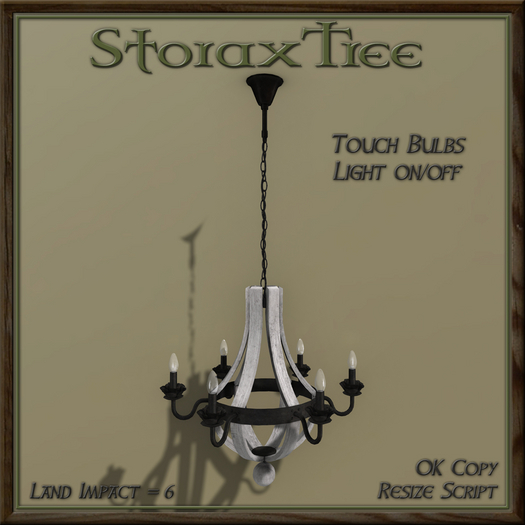 Garden Iron Chandelier Electric