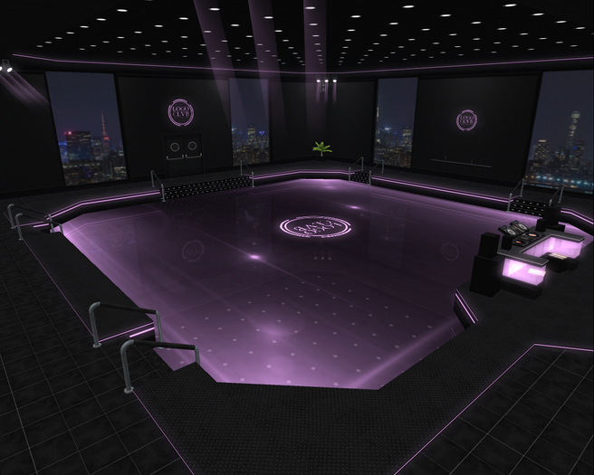 D1 - [Pink Neon Tintable whit HUD] - Disco Dance Club 32x32 - [ADHIR] - BOX