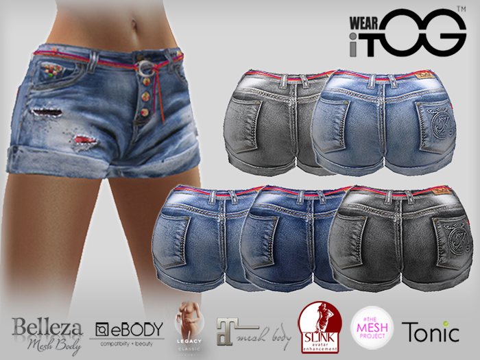 .::iTOG::. Jeans shorts #1 DEMO