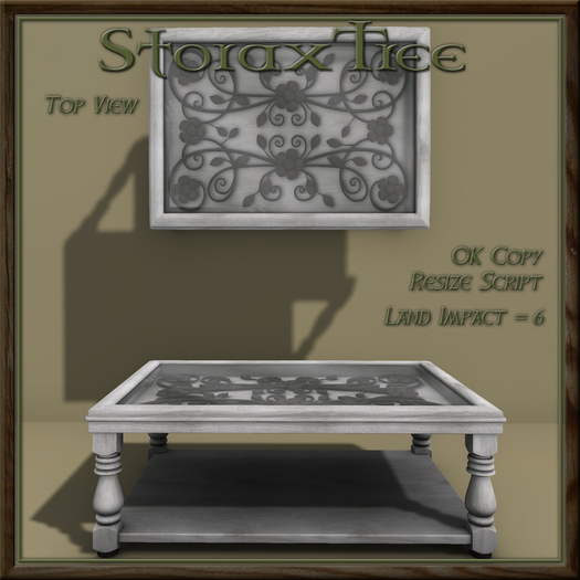 Garden Iron Coffee Table B