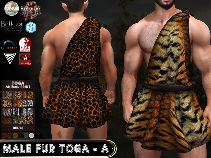 [FFS] MALE FUR TOGA A - (KARIO,Legacy,Belleza Jake,Exmachina,ADAM,Slink,Signature,Altamura)