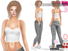 Dae, Obj, FBX, And Texture Files Fabric Sport Vest Tank Top for Ocacin, Slink, Maitreya, Belleza All, Ebody, Tonic