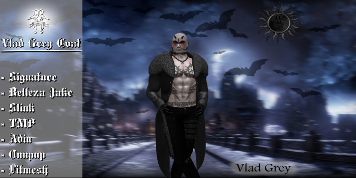 #CC# Vlad Coat (grey) Demo!!!