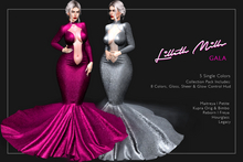 LM GALA Glitter Collection [DEMO] - Sparkling Mermaid Gown for Maitreya Petite Kupra Bimbo Legacy Reborn Freya Hourglass