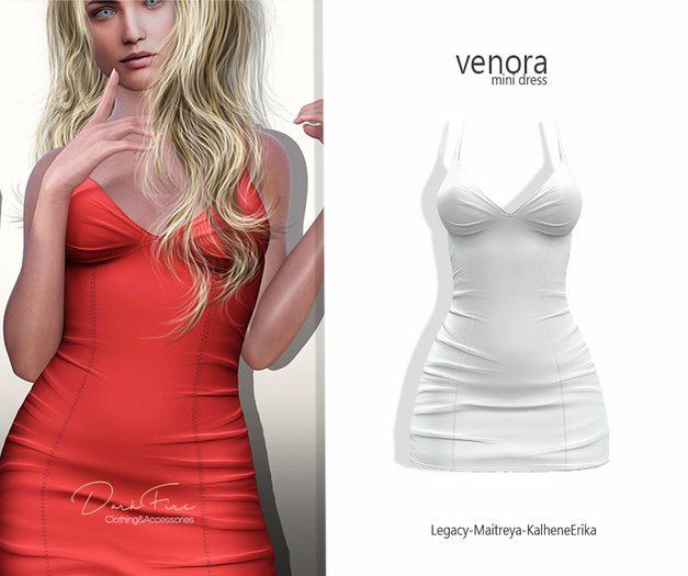 DarkFire Venora mini Dress-Color#01