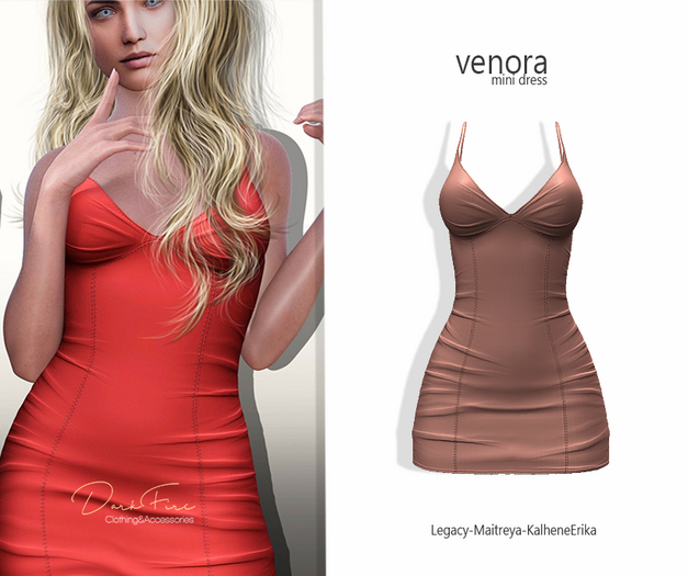 DarkFire Venora mini Dress-Color#06