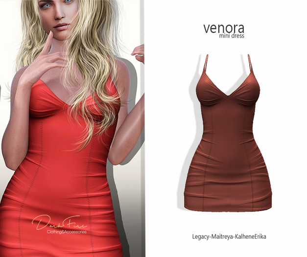 DarkFire Venora mini Dress-Color#07