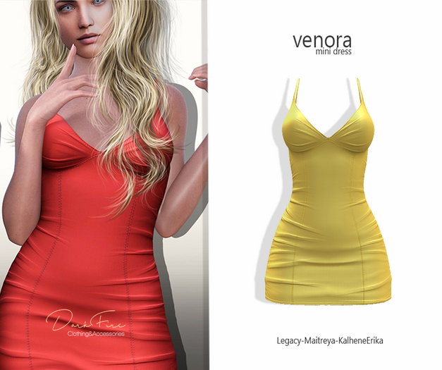 DarkFire Venora mini Dress-Color#09