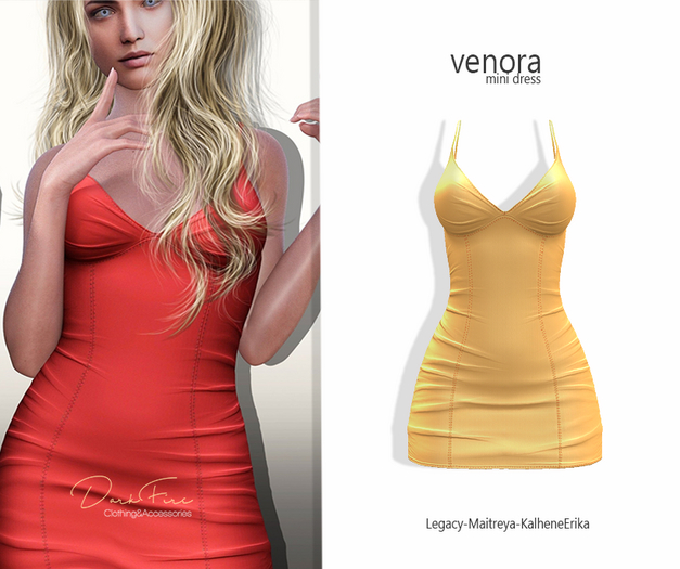 DarkFire Venora mini Dress-Color#10