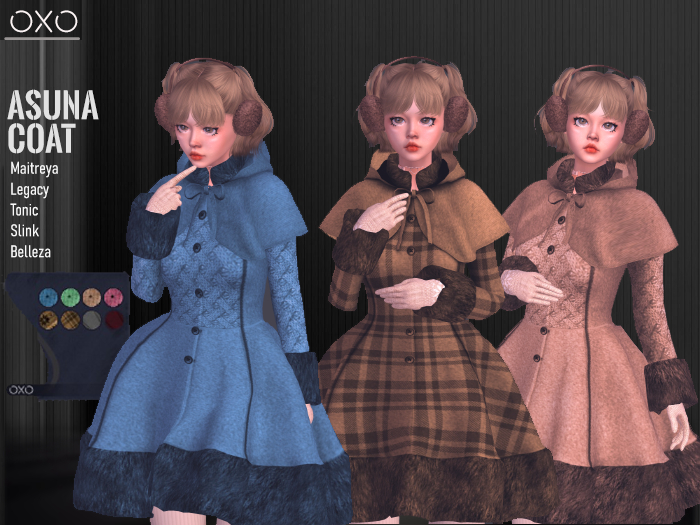 OXO ASUNA COAT DEMO PACK