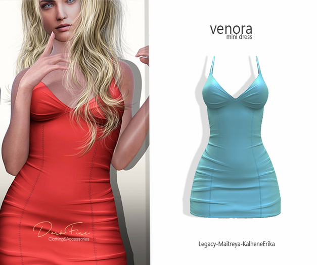 DarkFire Venora mini Dress-Color#11