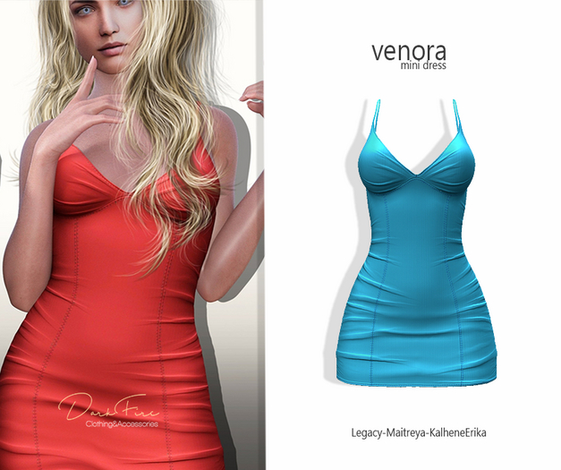 DarkFire Venora mini Dress-Color#12