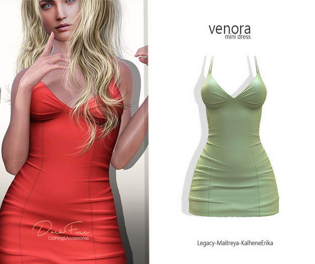 DarkFire Venora mini Dress-Color#14