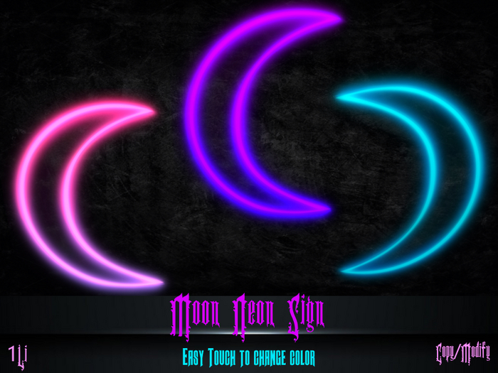 .. Indicax420 .. Moon Neon Sign
