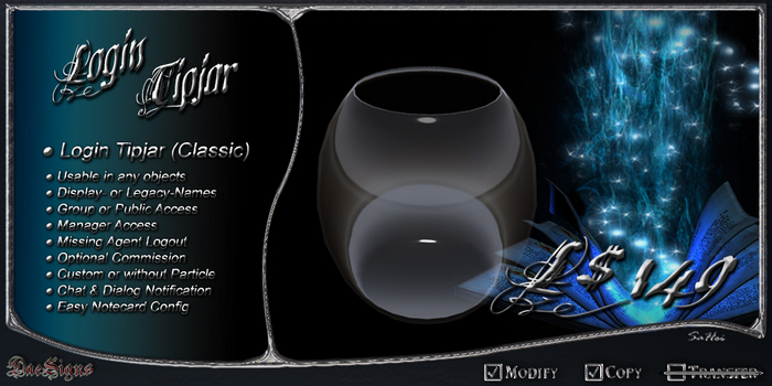 *DS* Login Tipjar (Classic ) (updated Dec. 2021)