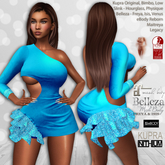Party Dress Blue: Belleza Venus Isis Freya, Kupra, eBody, Maitreya, Legacy, Slink Hourglass Physique, Tonic Curvy Fine
