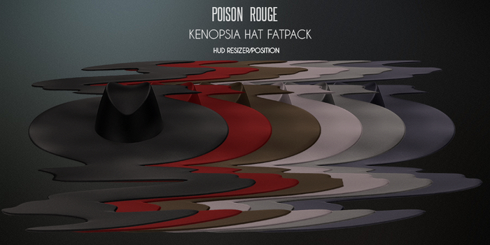 POISON ROUGE Kenopsia Hat - FATPACK