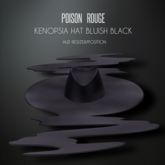 POISON ROUGE Kenopsia Hat - Bluish Black