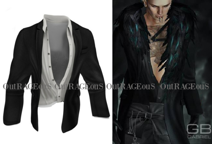 ::GB:: Long Jacket & open shirt - Slink