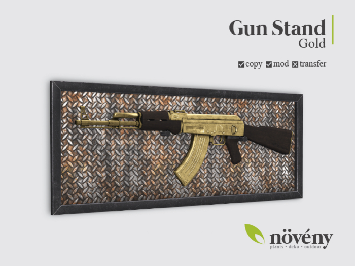 Noveny - Gun Stand - Gold