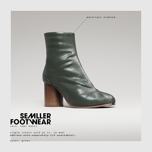 Semller - Tabi Boots Green (add)