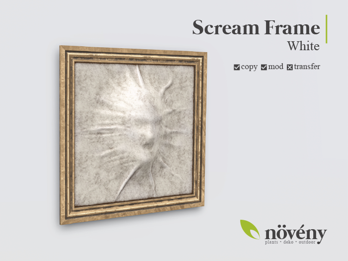 Noveny - Scream Frame - White