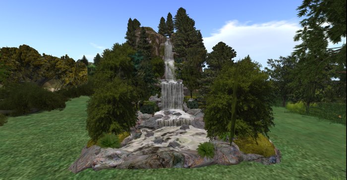 Natural Landscapes  Boxed West Coast Waterfall