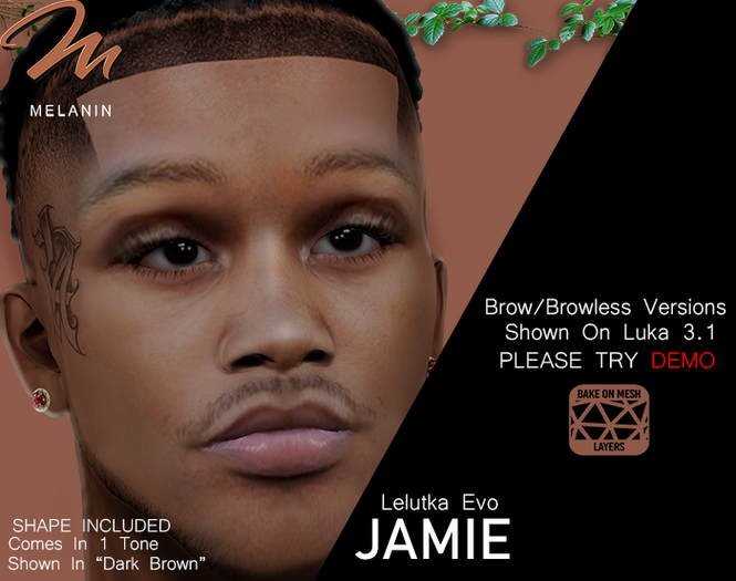 Melanin Jamie Face Appliers W/ Shape  (Unpack)