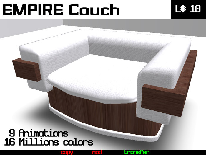 Empire Couch by Swina Allen