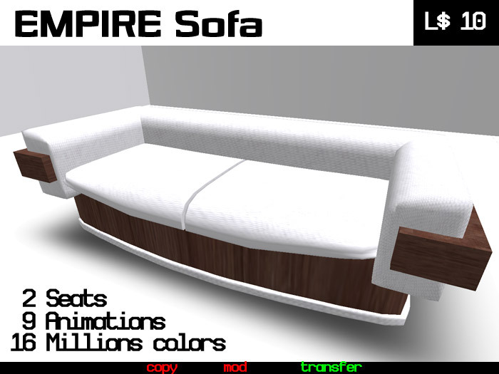 Empire Sofa by Swina Allen