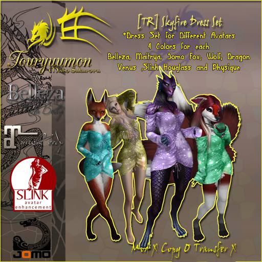 [TR] Skyfire Dress Set