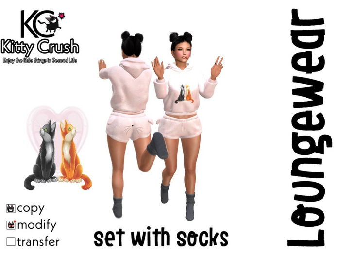 Kitty Crush - Loungewear LOVECATS
