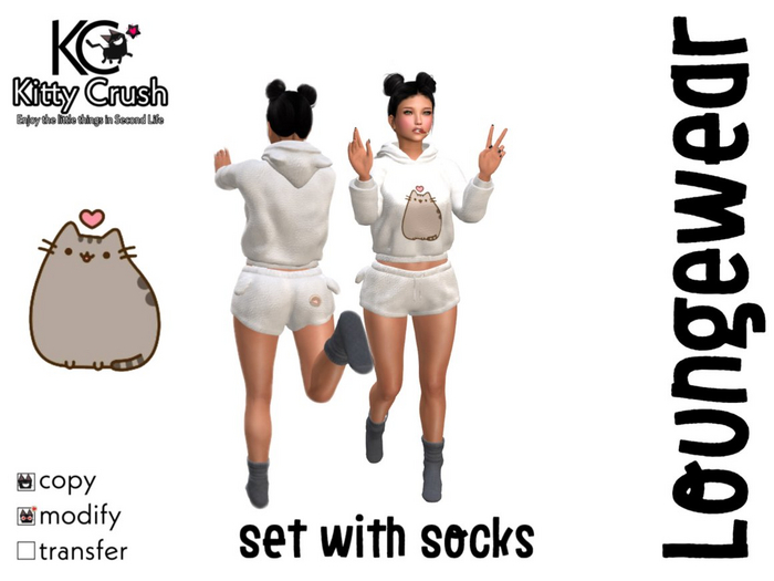 Kitty Crush - Loungewear Pusheen Heart