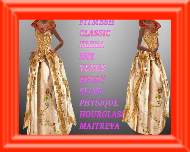 DRESS 147 RIGODON FOR THE QUEEN DEMO