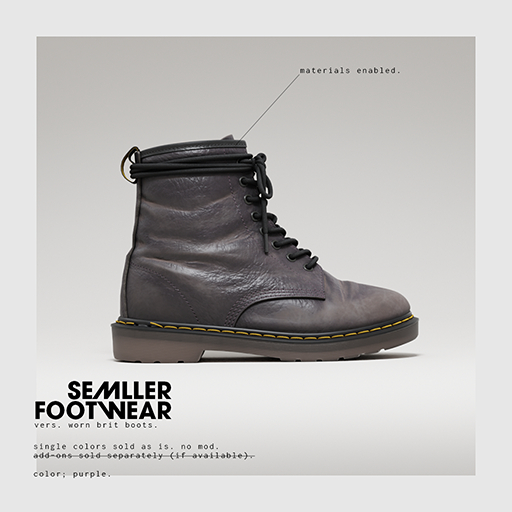 Semller - Worn Brit Boots Purple (add)