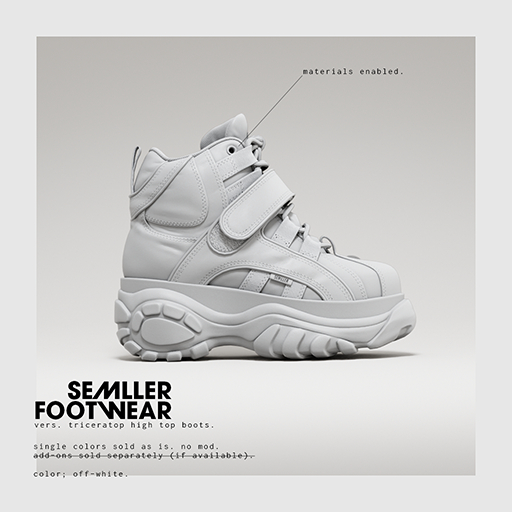 Semller - Triceratop High Boots Off-White (add)