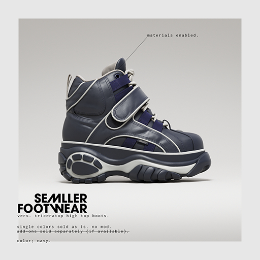 Semller - Triceratop High Boots Navy (add)
