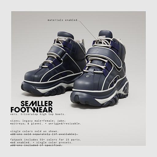 Semller - Triceratop High Boots Fatpack (add)