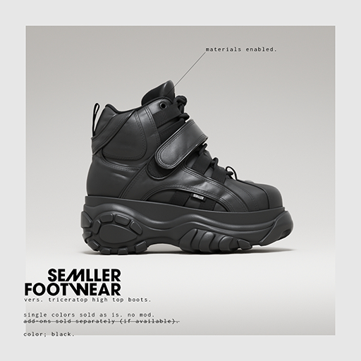 Semller - Triceratop High Boots Black (add)