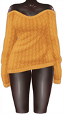 Kaithleen's Oversized Sweater - Mustard